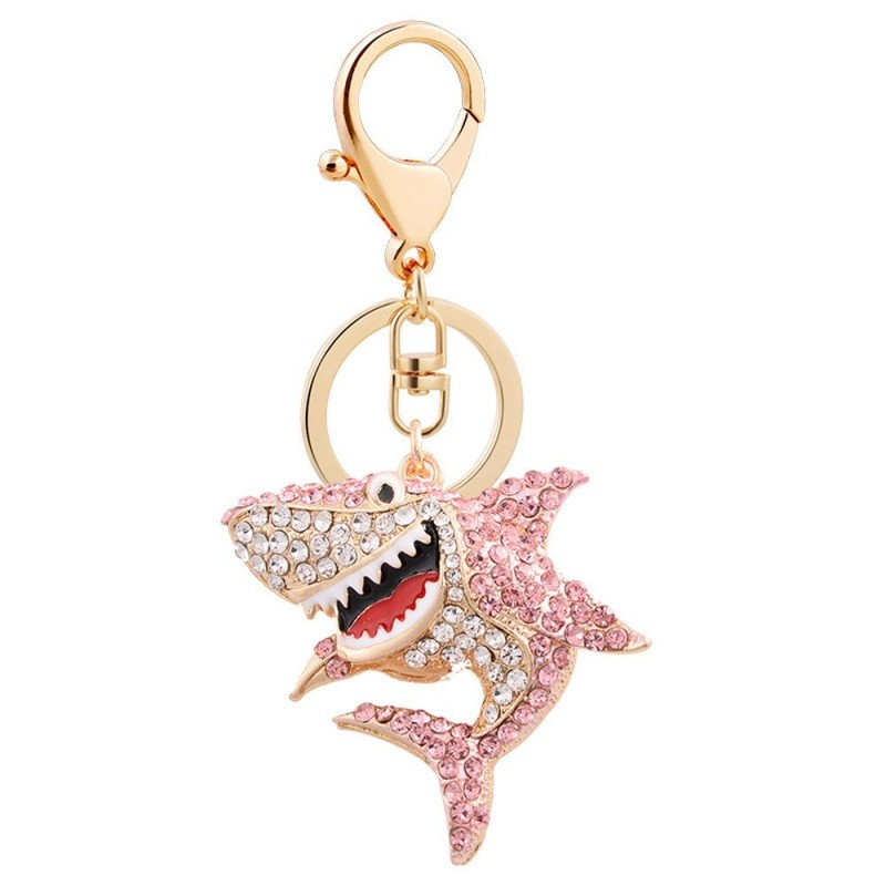 Crystal shark - keychainKeyrings