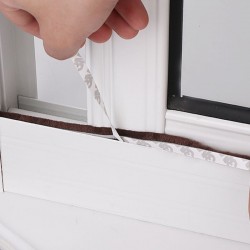 3M / 5M - selbstklebendes Dichtungsbürstenband - winddicht - schalldicht - Tür- / Fensterisolierung