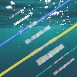 Lötdichtungshülse - Schrumpfschlauch - transparent - wasserdicht - elektrischer Kabelstecker