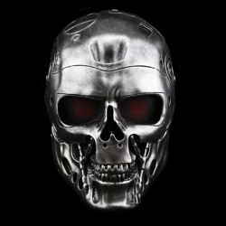 Gruseliger Terminator - Totenschädelhelm - Vollgesichtsmaske - Halloween - Fasching