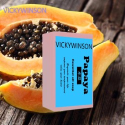 Natürliche Bio-Kräuterseife - Whitening / Lightening - Grüne Papaya - 50g