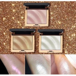 Glänzender Highlighter - gepresster Puder - goldener Bronzer