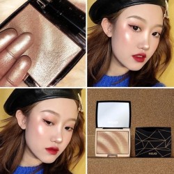 Glänzender Highlighter - gepresster Puder - goldener Bronzer