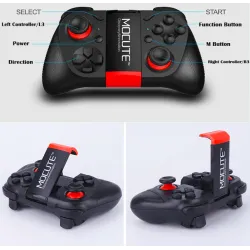 Bluetooth-Joystick-Controller - Gamepad für Android-Smartphone & Halterung