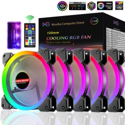 Computergehäuselüfter – Kühler – einstellbar – 120 mm – 6-polig – RGB – ARGB – LED – 5 V