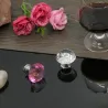 Elegante Möbelknöpfe - Glasrautenform