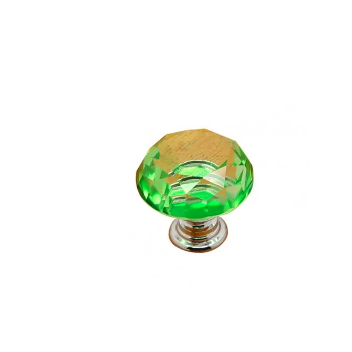 Elegante Möbelknöpfe - Glasrautenform