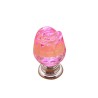 Luxurious furniture knobs - glass crystal rose shapeFurniture