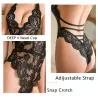 Transparenter Spitzen-Body - sexy Dessous
