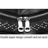 Multifunktionale Vintage Umhängetasche - Lederrucksack - wasserdicht
