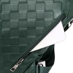 Eleganter Lederrucksack - multifunktionale Umhängetasche