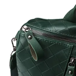 Eleganter Lederrucksack - multifunktionale Umhängetasche