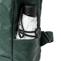 Eleganter Lederrucksack - multifunktionale Umhängetasche