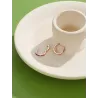 Elegante kleine Creolen - mit Zirkonia - 925er Sterlingsilber