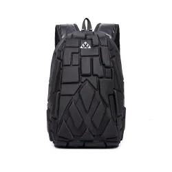 Modischer Rucksack - Laptoptasche - Wasserdicht - USB-Ladeanschluss - Carving-Design