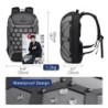 Modischer Rucksack - 15,6 Zoll Laptoptasche - Diebstahlsicherung - USB-Ladeanschluss - Wasserdicht