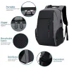 Fashionable backpack - 15.6 inch laptop bag - USB charging port - waterproofBackpacks