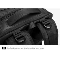 Modischer Rucksack - 15,6 Zoll Laptoptasche - Diebstahlsicherung - USB-Ladeanschluss - Wasserdicht