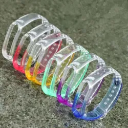 Transparentes Armband - Armband - für Xiaomi Mi Band Uhr 5 - 3/4