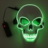 LED-Gesichtsmaske - leuchtender Totenkopf - Halloween - Feste