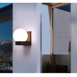 Moderne kugelförmige Lampe - Außenwandleuchte