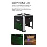 Wainlux - K6 - Mini-Lasergravurmaschine - Drucker - Schneideplotter - Holzbearbeitung - Kunststoff - 3000 MW - WiFi