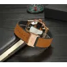 Klassische Sportuhr - Automatik - Leder-/Kautschukband
