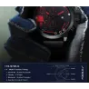 SINOBI - modische Quarzuhr - Silikonarmband - Metalldraht