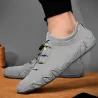 Stylische Wildleder-Sneakers - Slipper zum Hineinschlüpfen