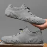 Stylische Wildleder-Sneakers - Slipper zum Hineinschlüpfen