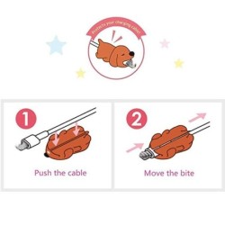 USB-Ladekabelschutz - Tierform