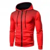 3D-Druck - Kapuzenpullover - Langarm - Reißverschluss