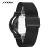 SINOBI - creative quartz watch - colorful dial - stainless steel mesh strapWatches