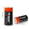 Hixon - RCR123a - 700 mAh - 3,7 V - 16340 Akku - wiederaufladbar