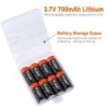 Hixon - RCR123a - 700 mAh - 3,7 V - 16340 Akku - wiederaufladbar
