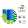 16340 Li-Ionen-Akku – wiederaufladbar – mit Ladegerät – 1300 mAh – 3,7 V