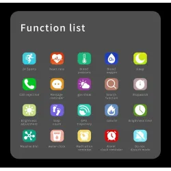 Luxuriöse Smart Watch - Full Touch - Sport-/Fitness-Tracker - Herzfrequenz - Wasserdicht - IOS - Android