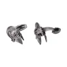 Vintage silver cufflinks - retro war helmetCufflinks
