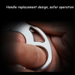 Tactical small knife - with ring - leather case - D2 steelKnives & Multitools