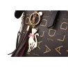 Luxuriöse Handtasche - mit Schulterriemen - Leder