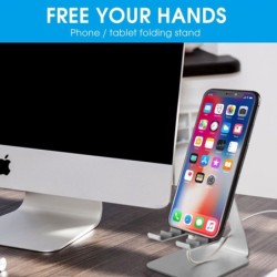 Mini stand - holder - for iPad / tablet / phone - adjustable compartmentsHolders