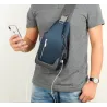 Multifunction backpack - shoulder / chest bag - USB charging port - earphones hole - waterproofBackpacks