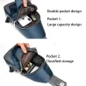 Multifunktions-Rucksack – Schulter-/Brusttasche – USB-Ladeanschluss – Ohrhörerloch – wasserdicht