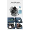 Multifunction backpack - shoulder / chest bag - USB charging port - earphones hole - waterproofBackpacks