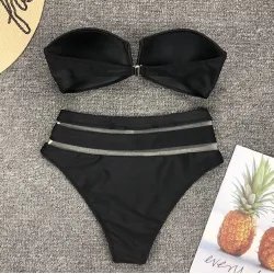 Sexy bikini set - with push up - high waistBeachwear