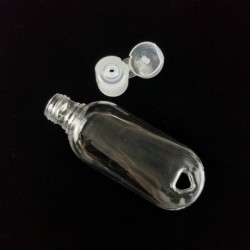 Nachfüllbare Flasche - Minibehälter - mit Haken - Händedesinfektionsmittel / Seifenspender - 30ml / 50ml