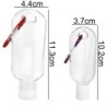 Nachfüllbare Flasche - Minibehälter - mit Haken - Händedesinfektionsmittel / Seifenspender - 30ml / 50ml