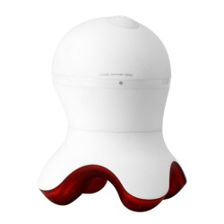 Professionelles Mini-Massagegerät - Entspannung - Schmerzlinderung - mit LED - Tintenfischform