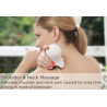 Professionelles Mini-Massagegerät - Entspannung - Schmerzlinderung - mit LED - Tintenfischform