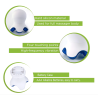 Mini professional massager - relaxation - pain relief - with LED - octopus shapeMassage